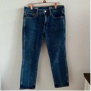 J. Crew 9” Mid-Rise Vintage Slim-Straight Jeans Catskill Wash 27 Petite